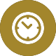 Timed courier delivery icon